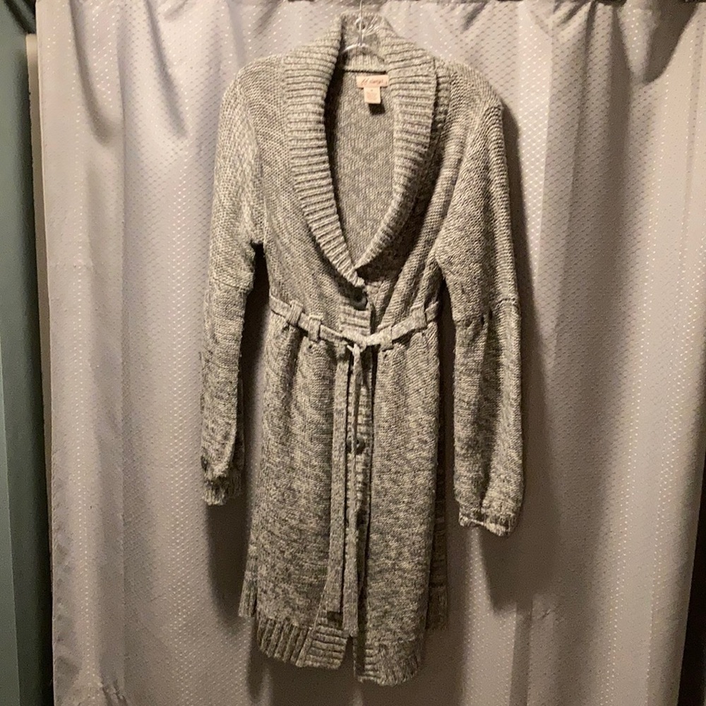 Woman’s long cardigan